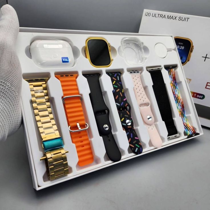 I 20 ultra Max suit 7 Belt Goldan Smart Watch