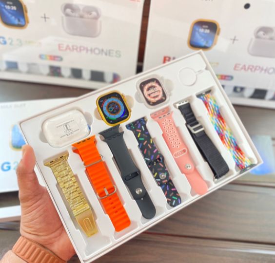 I 20 ultra Max suit 7 Belt Goldan Smart Watch