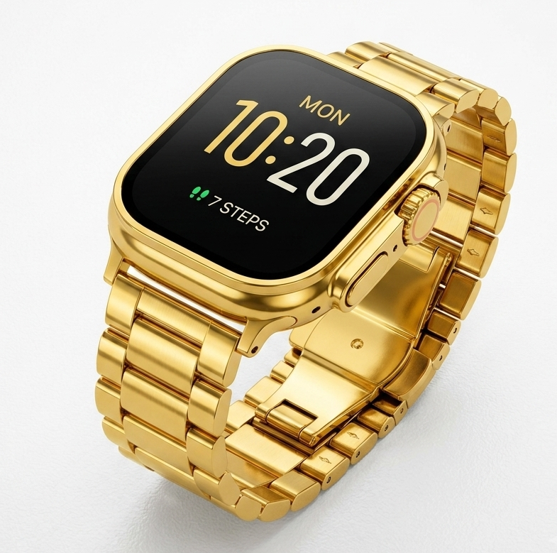 Golden 7- belt Smart watch + Airpods