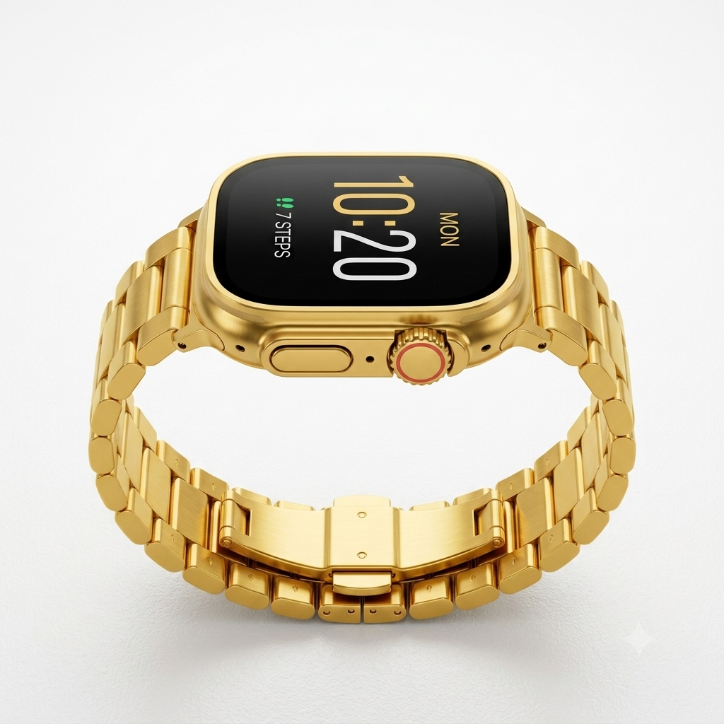 Golden 7- belt Smart watch + Airpods